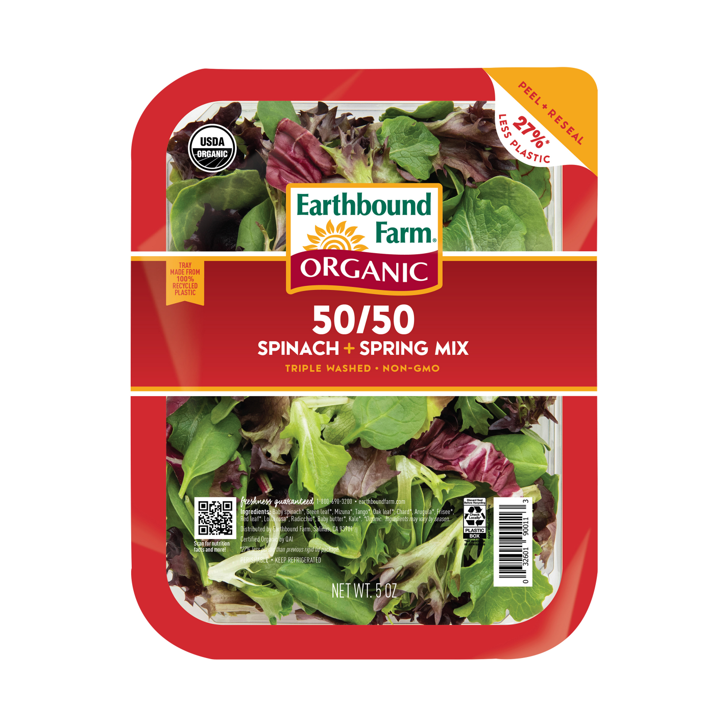 EB SPINACH/SPRINGMIX 8/5OZ
